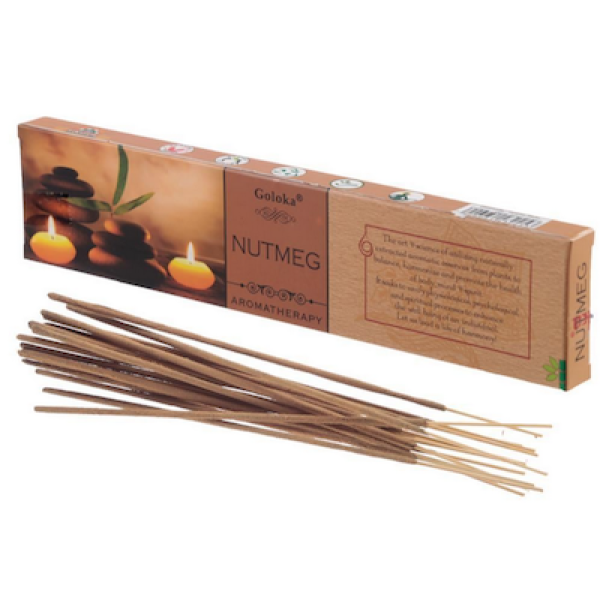 Incense Sticks Goloka Aromatherapy Nutmeg